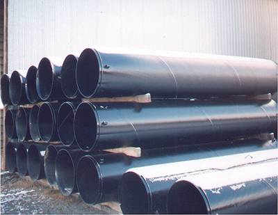 Tuyaux en acier spiralé empilés - inventaire disponible